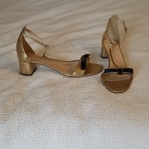 NWOT J Crew Gold Heels